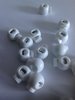50 White golfball Spring Loaded Cord Lock toggle 4-5mm