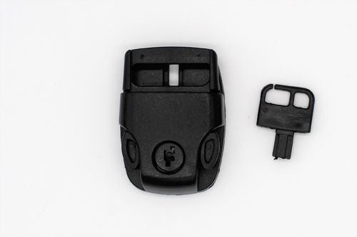 25mm Lockable Buckle Side Release and Key Surface Mount x 1