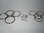 25mm Round Split Rings For Key Rings Bags Purses x 50